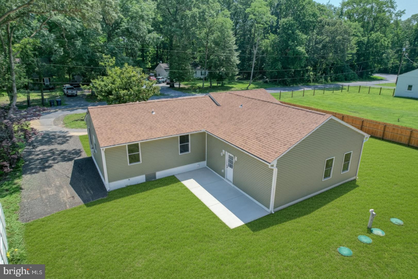 67 Morgans Choice Road Camden Wyoming, DE 19934 - Photo 52 of 56 an aerial view of a house having yard