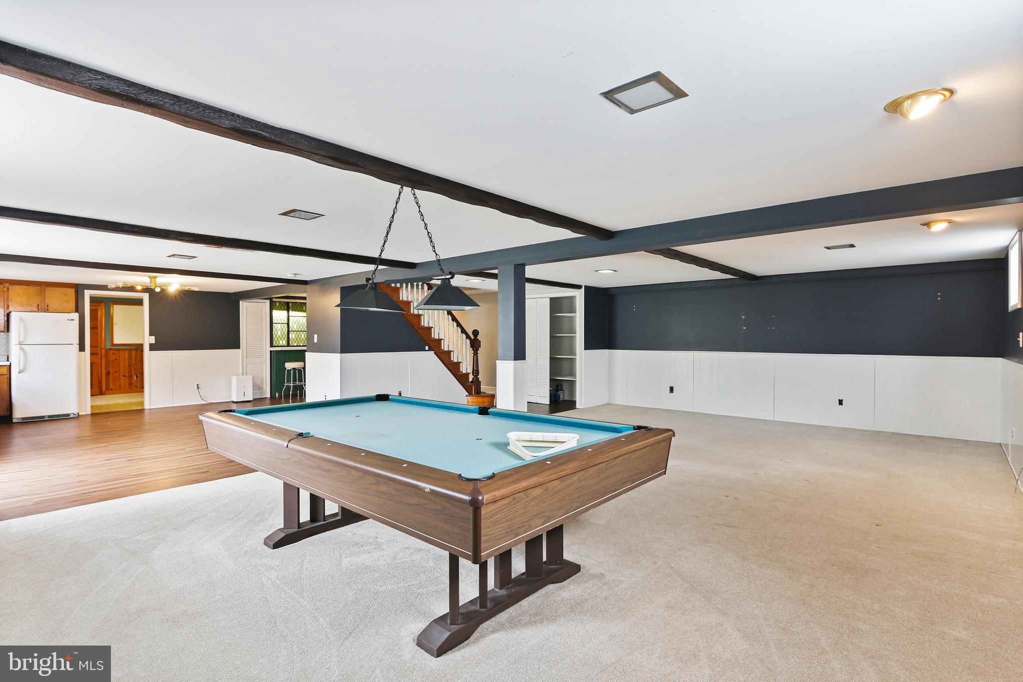 9826 Fox Hill Road Perry Hall, MD 21128 - Photo 23 of 45 a room with pool table and windows