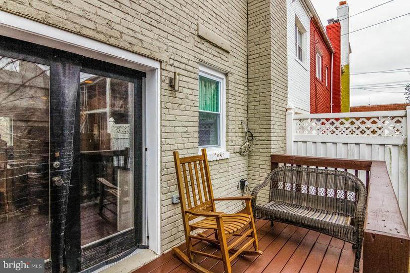 29 17th Street Southeast Washington, DC 20003 - Photo 20 of 30 a view of a wooden bench sitting in front of a building