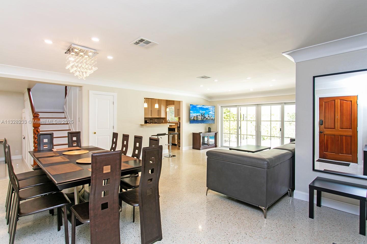 809 South 17th Avenue Hollywood, FL 33020 - Photo 33 of 45 a living room with fireplace furniture and a window