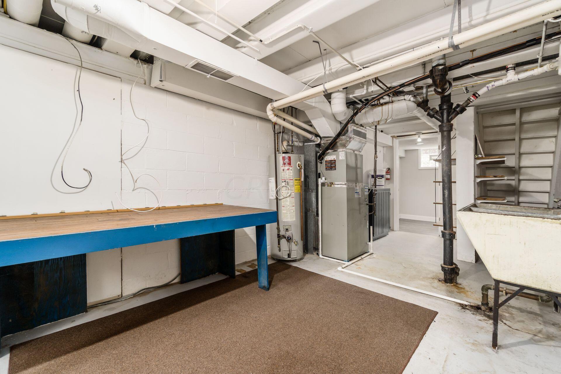 2351 Cranford Road Columbus, OH 43221 - Photo 23 of 30 Lower Level Laundry and Mechanical Room
