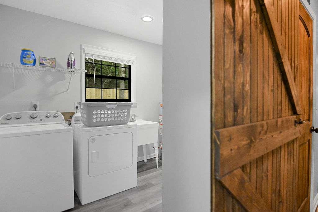 45 Wilderness Trail Blue Ridge, GA 30513 - Photo 33 of 52 a utility room with dryer and washer