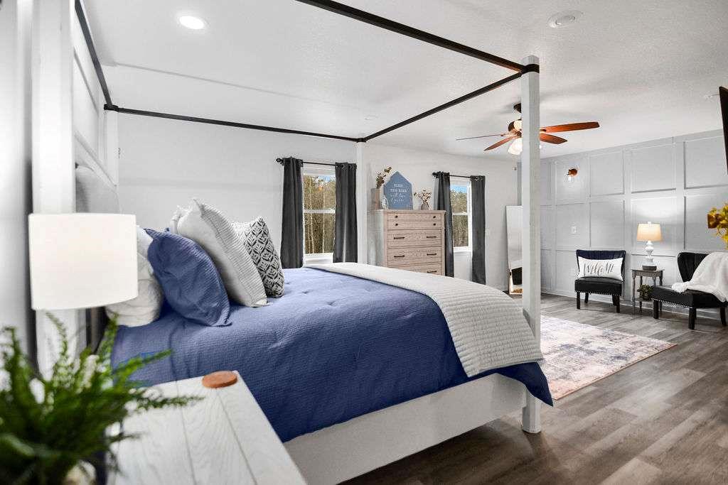 45 Wilderness Trail Blue Ridge, GA 30513 - Photo 36 of 52 a bed room with a bed and a couch