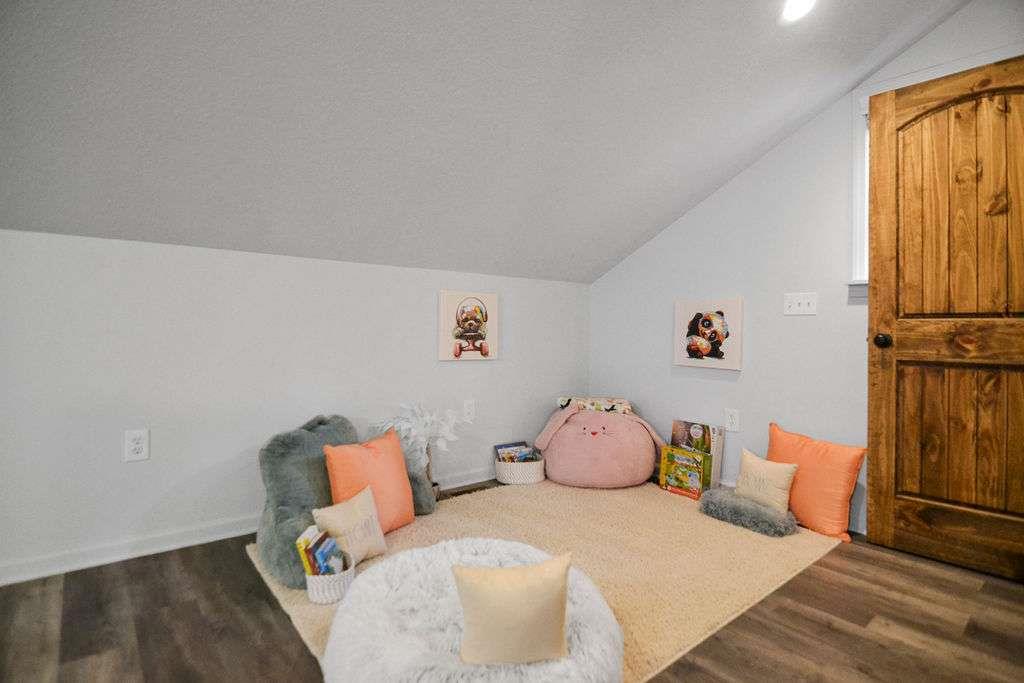 45 Wilderness Trail Blue Ridge, GA 30513 - Photo 48 of 52 a bedroom with a bed and wooden floor