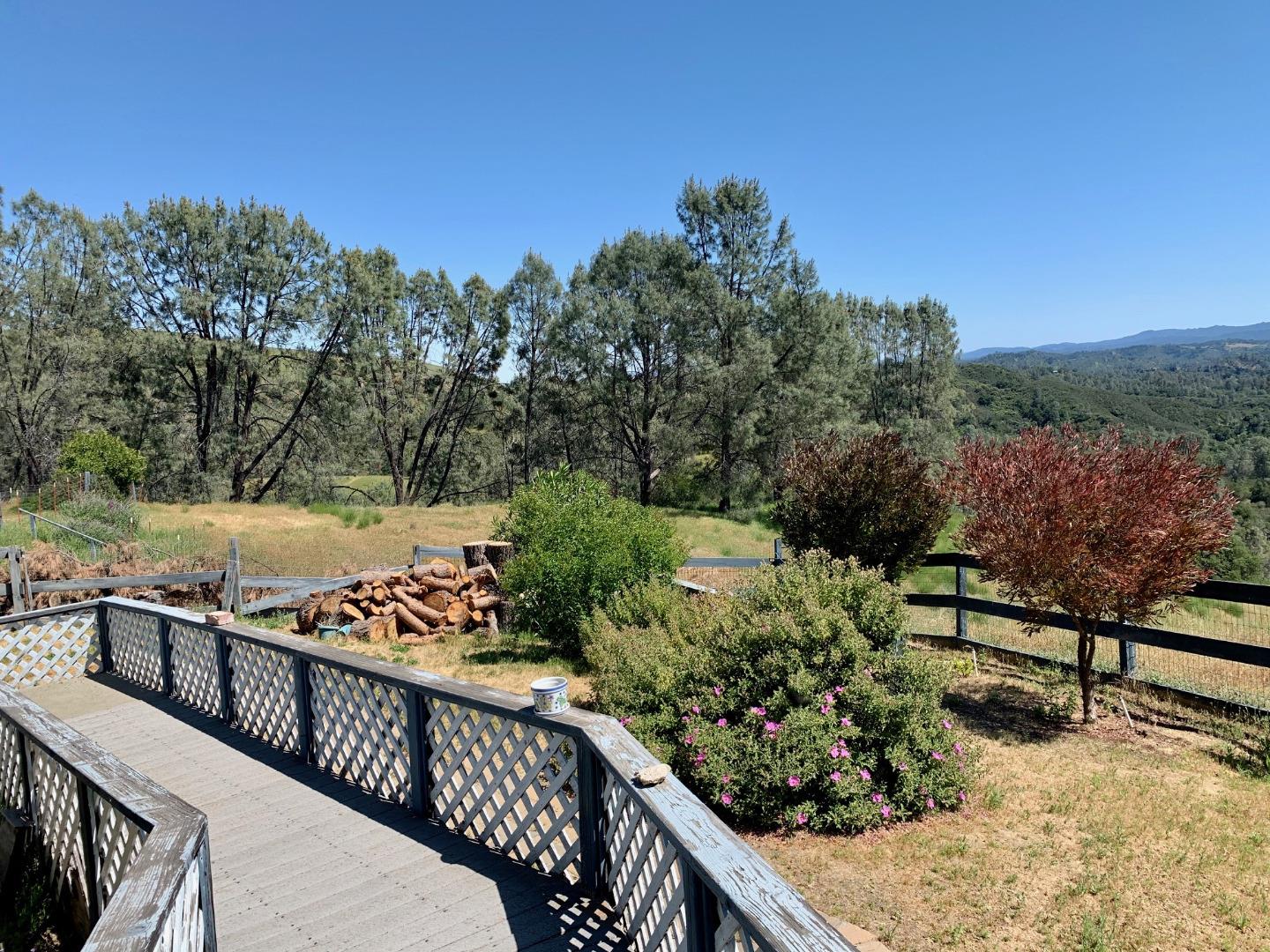 a view of city from a balcony