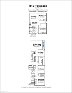 $695,000 | 842 Toledano Street, New Orleans, LA 70115
