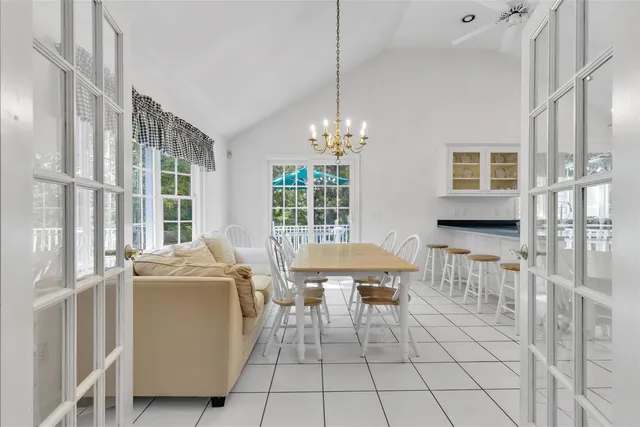 a room with furniture and a window