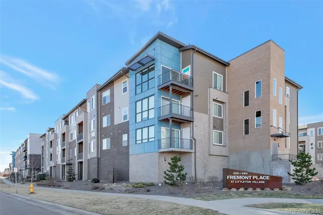 a front view of a building