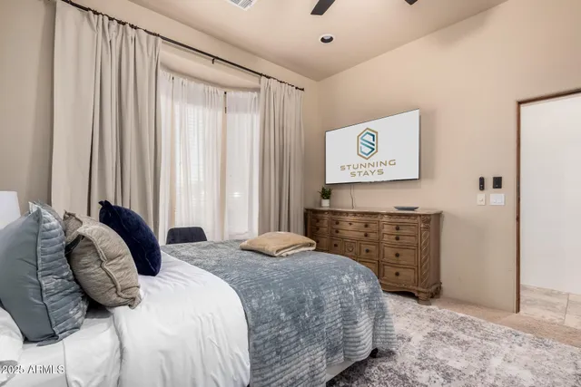 a view of a swimming pool and outdoor space