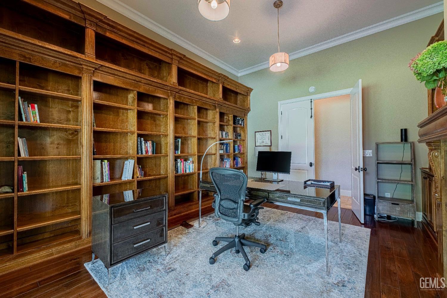 Undisclosed Address Bakersfield, CA 93314 - Photo 32 of 75 a view of a workspace with furniture