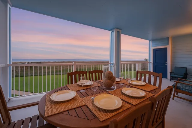 a outdoor living space with patio furniture