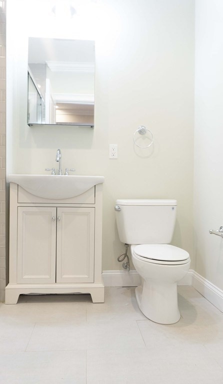 41 West Walnut Park Boston, MA 02119 - Photo 22 of 30 a bathroom with a toilet sink and mirror