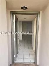 a view of a wooden door