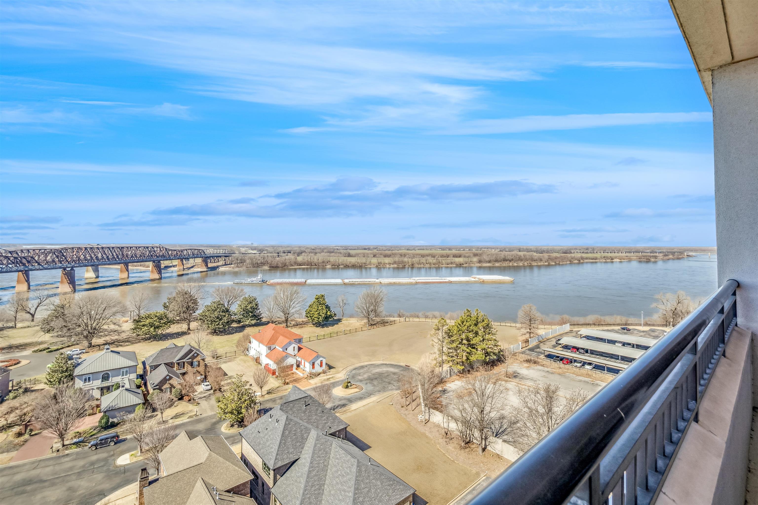 717 Riverside Drive, Unit 1205 Memphis, TN 38103 - Photo 30 of 32 Water view featuring a notable bridge