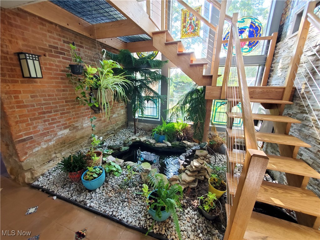 150 Main Street Hayesville, OH 44805 - Photo 28 of 50 Stairway with a garden pond.