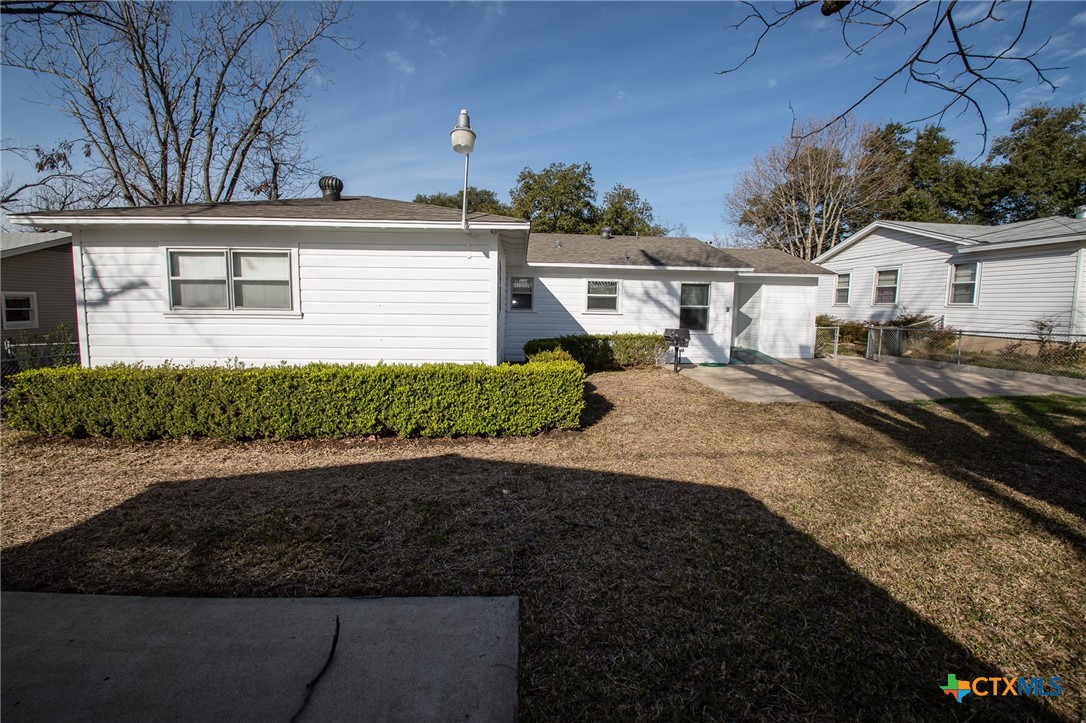2019 South 9th Street Temple, TX 76504 - Photo 20 of 23 Looking towards the home from the shed area.