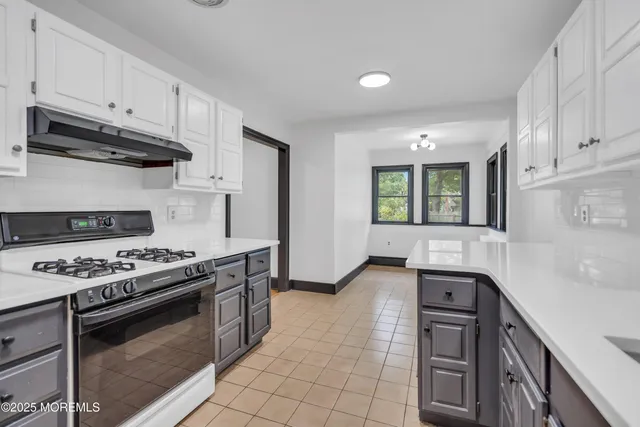 a kitchen with stainless steel appliances a stove a sink and a refrigerator