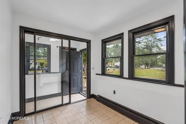 a view of a large window with an outdoor space