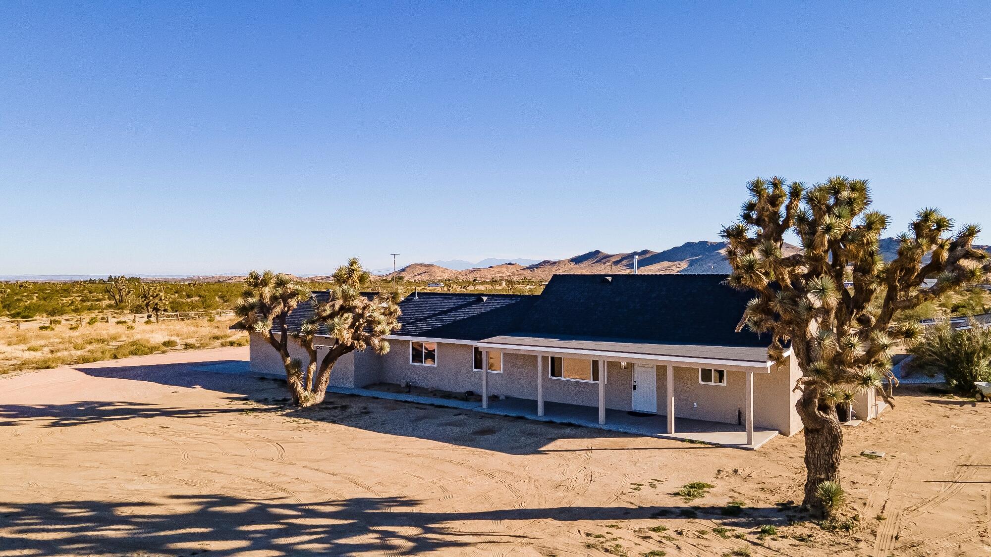 6532 Backus Road Mojave, CA 93501 - Photo 53 of 60 Drone- Front of Home- 2jpg