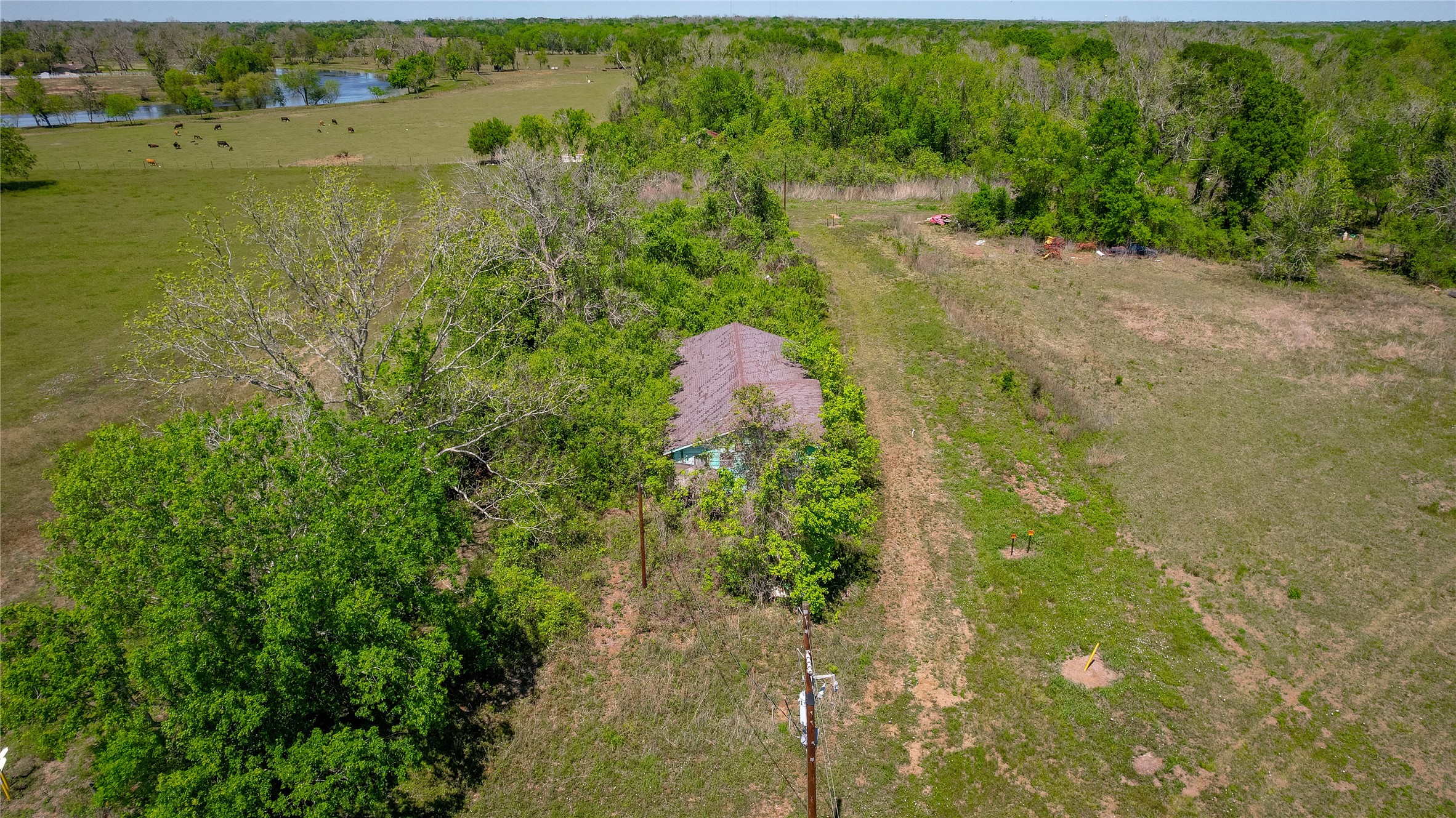 2932 West Farm To Market 1462 Rosharon, TX 77583 - Photo 9 of 20 a view of a lake with a yard