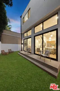 a view of a terrace with a couch