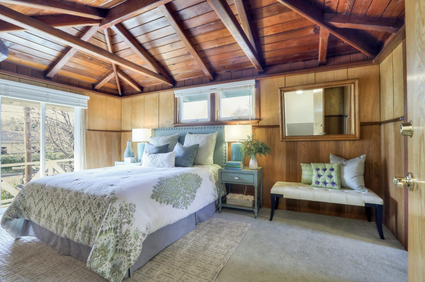 66 Church Street Mountain View, CA 94041 - Photo 23 of 45 a bedroom with a bed and a couch