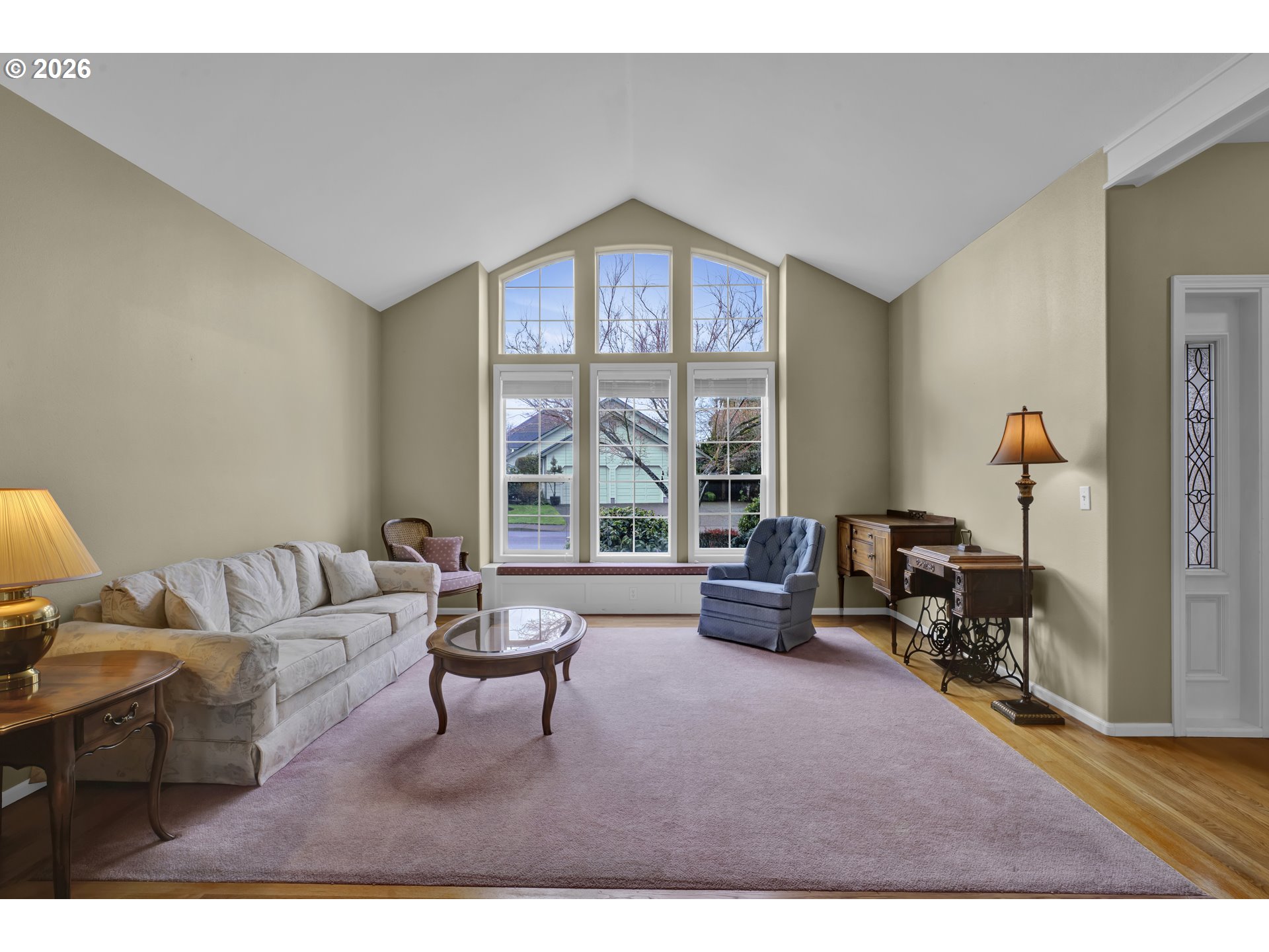 223 Beringer Court Eugene, OR 97404 - Photo 7 of 48 a living room with furniture and a large window
