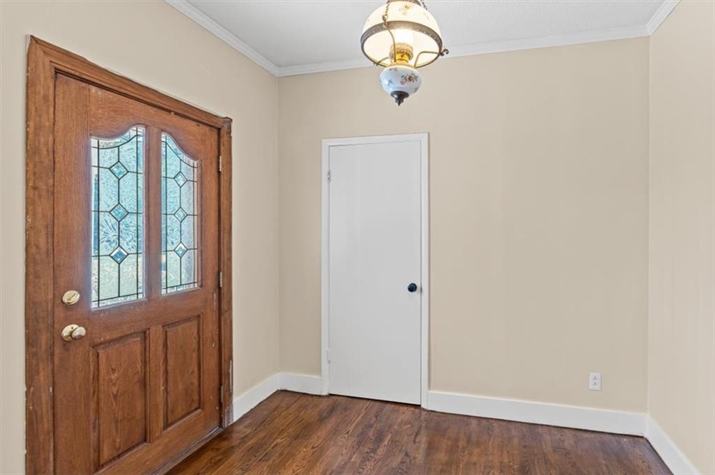 110 A Williams Road Southeast Silver Creek, GA 30173 - Photo 10 of 61 an empty room with wooden floor and windows