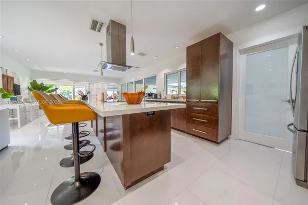 a view of workspace with wooden floor space and balcony