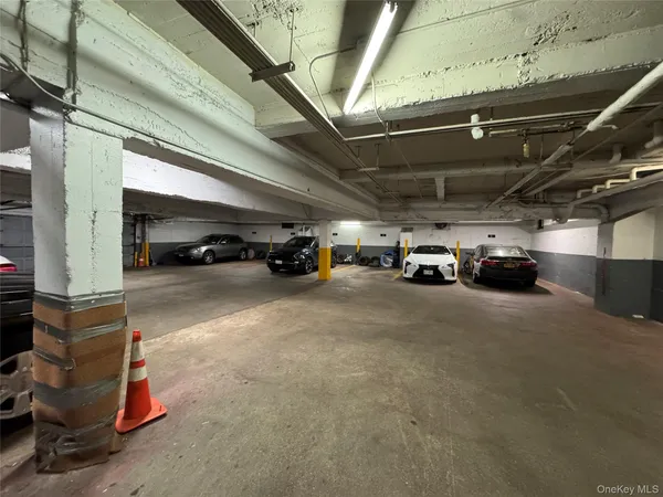 a car parked in parking space