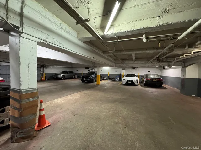 a car parked in parking space