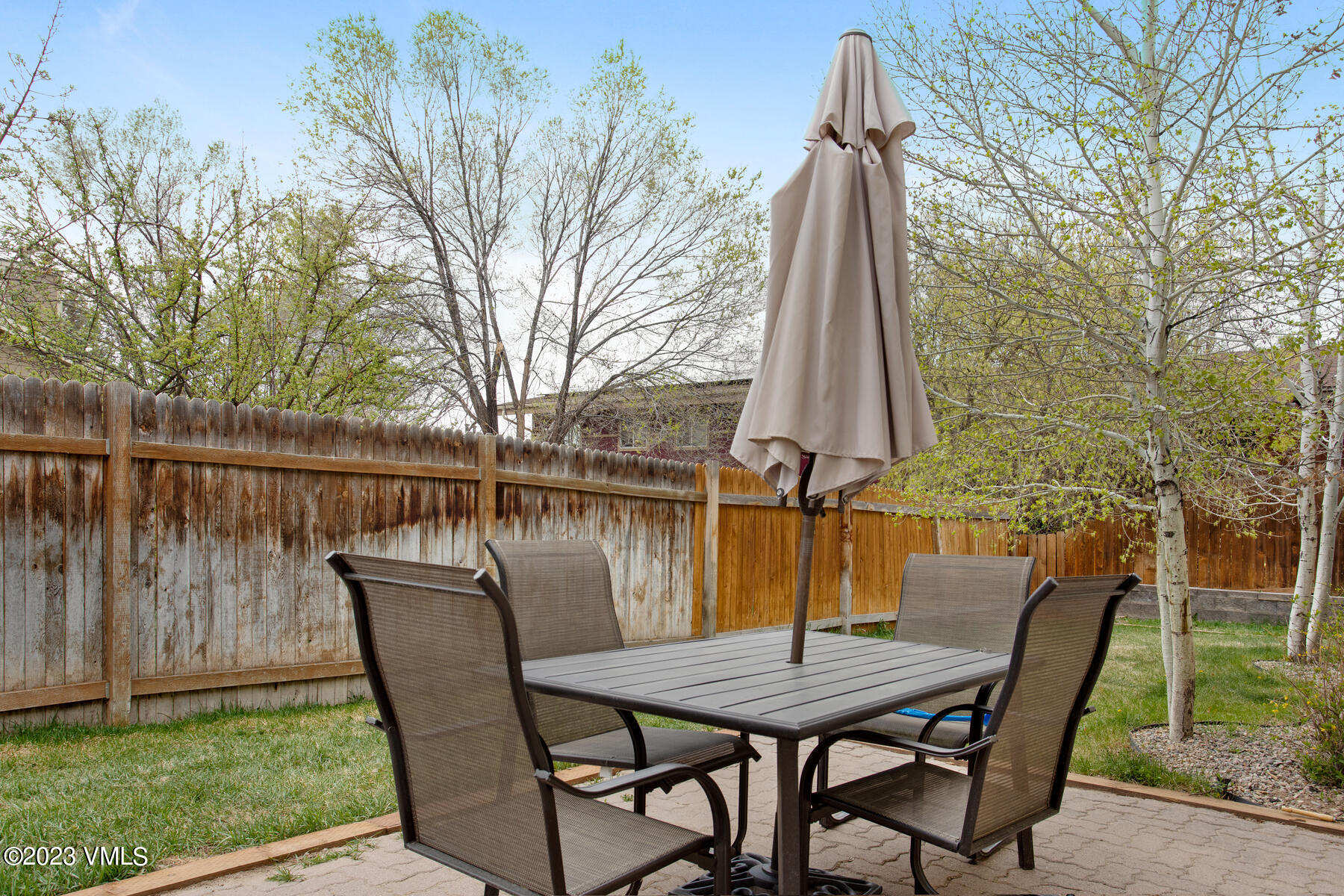 376 Blacksmith Road Eagle, CO 81631 - Photo 28 of 32 a view of a backyard with furniture and a garden