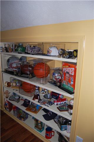 970 South Ridge Trail Clarksville, TN 37043 - Photo 11 of 20 Upstairs in the Bonus Room are Built-Ins, Perfect for Displaying Souvenirs, Knick Knacks, or Sports Memorabilia.