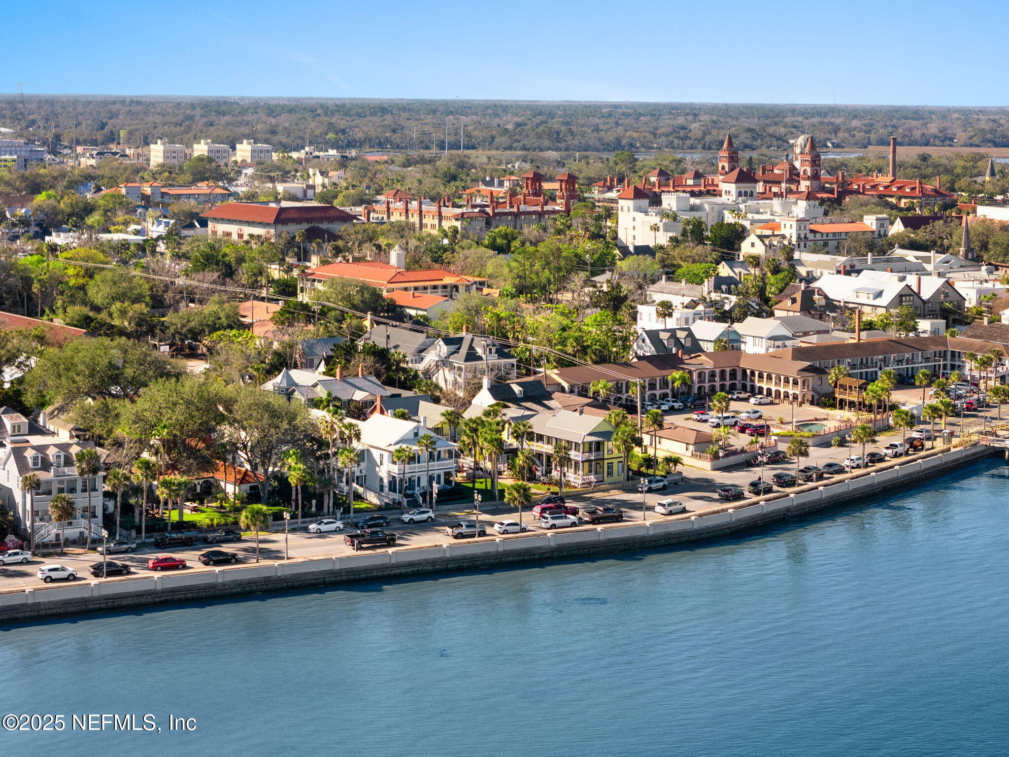 76 Marine Street St. Augustine, FL 32084 - Photo 53 of 60 an aerial view of residential houses with outdoor space