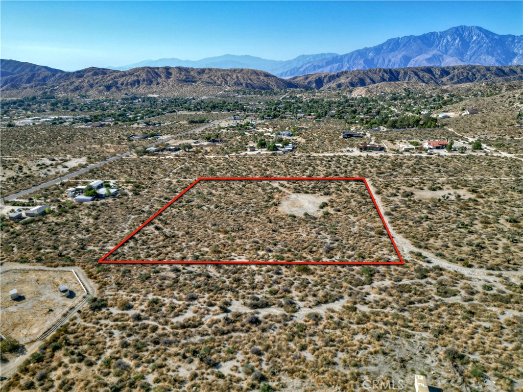 49200 Old Mill Road Morongo Valley, CA 92256 - Photo 16 of 20 an aerial view of residential house and mountain view
