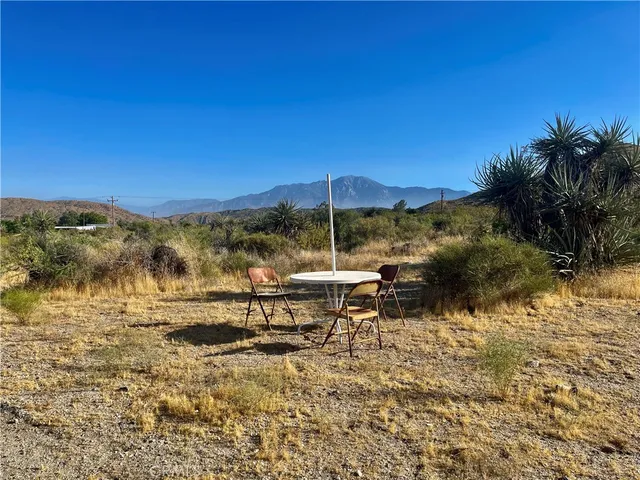 a view of a lake with a mountain