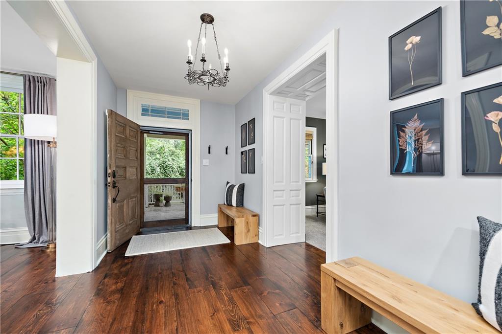 607 Davis Lane Sewickley, PA 15143 - Photo 3 of 43 a living room with furniture and wooden floor