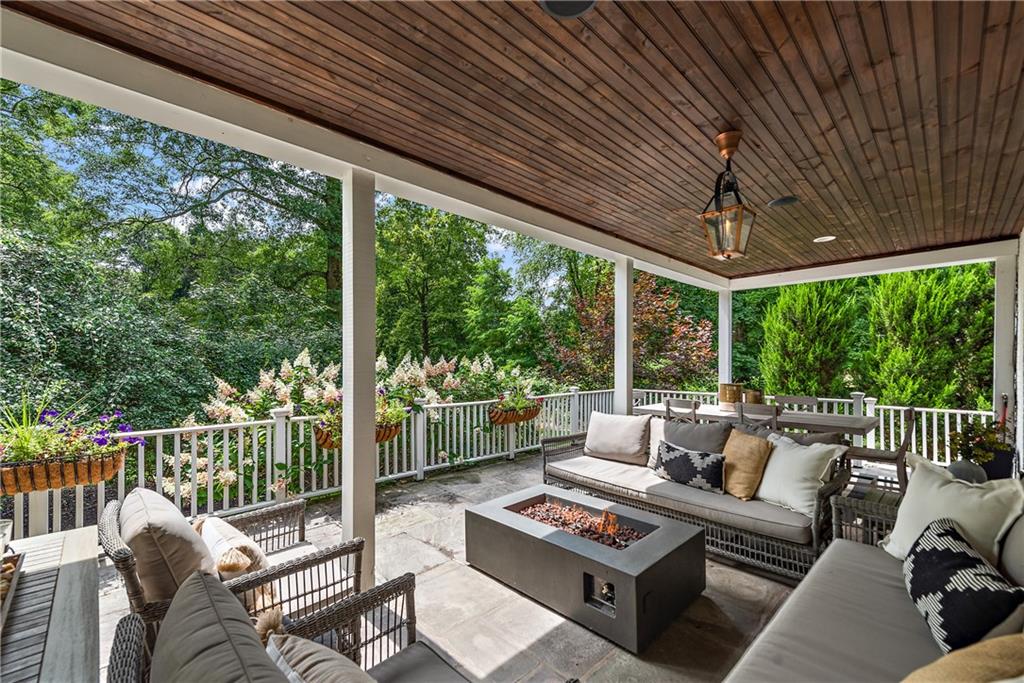 607 Davis Lane Sewickley, PA 15143 - Photo 31 of 43 a outdoor living space with patio furniture and garden view