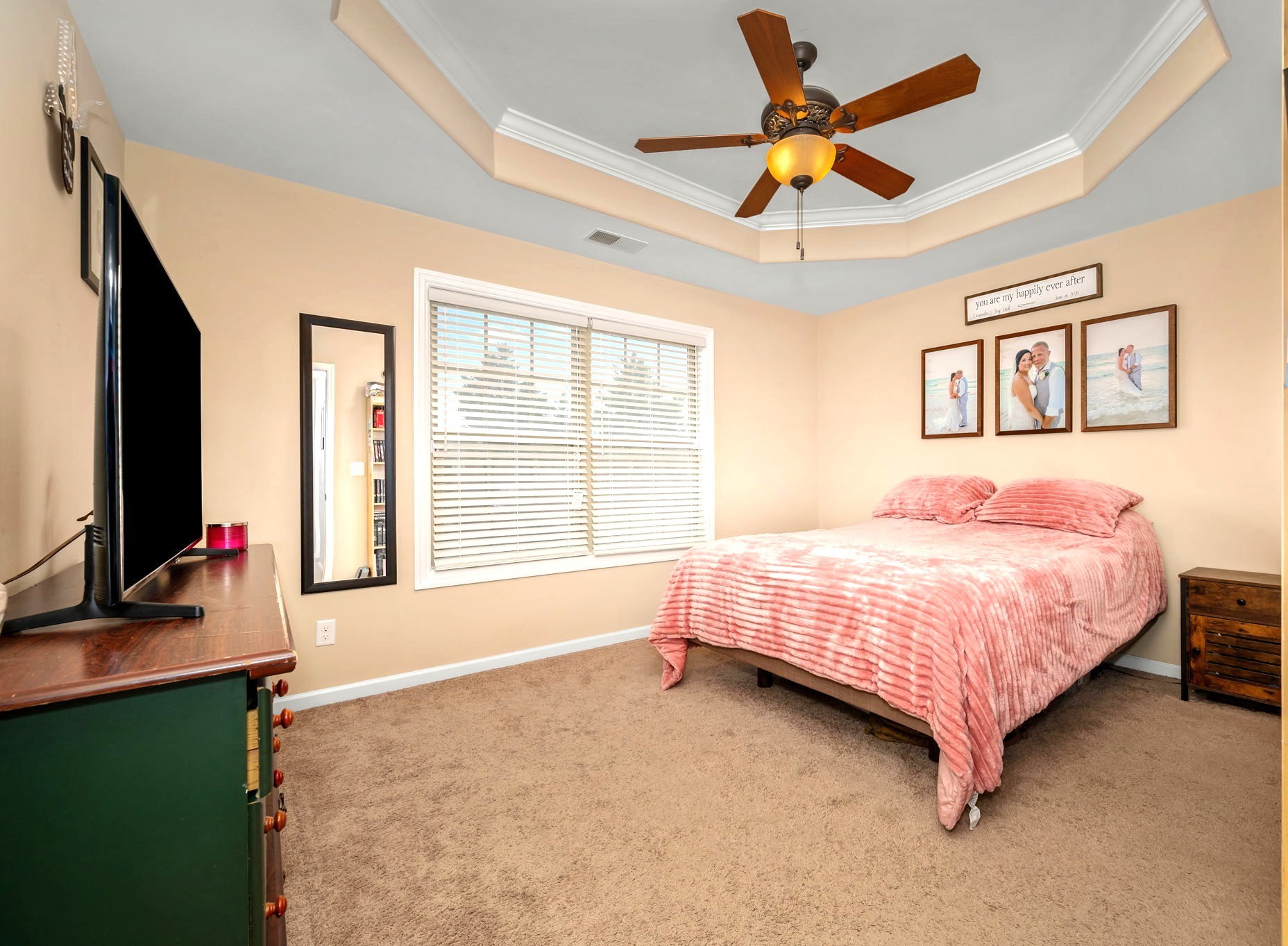 4232 Zephyr Court Murfreesboro, TN 37128 - Photo 13 of 26 a bedroom with a bed and a flat screen tv