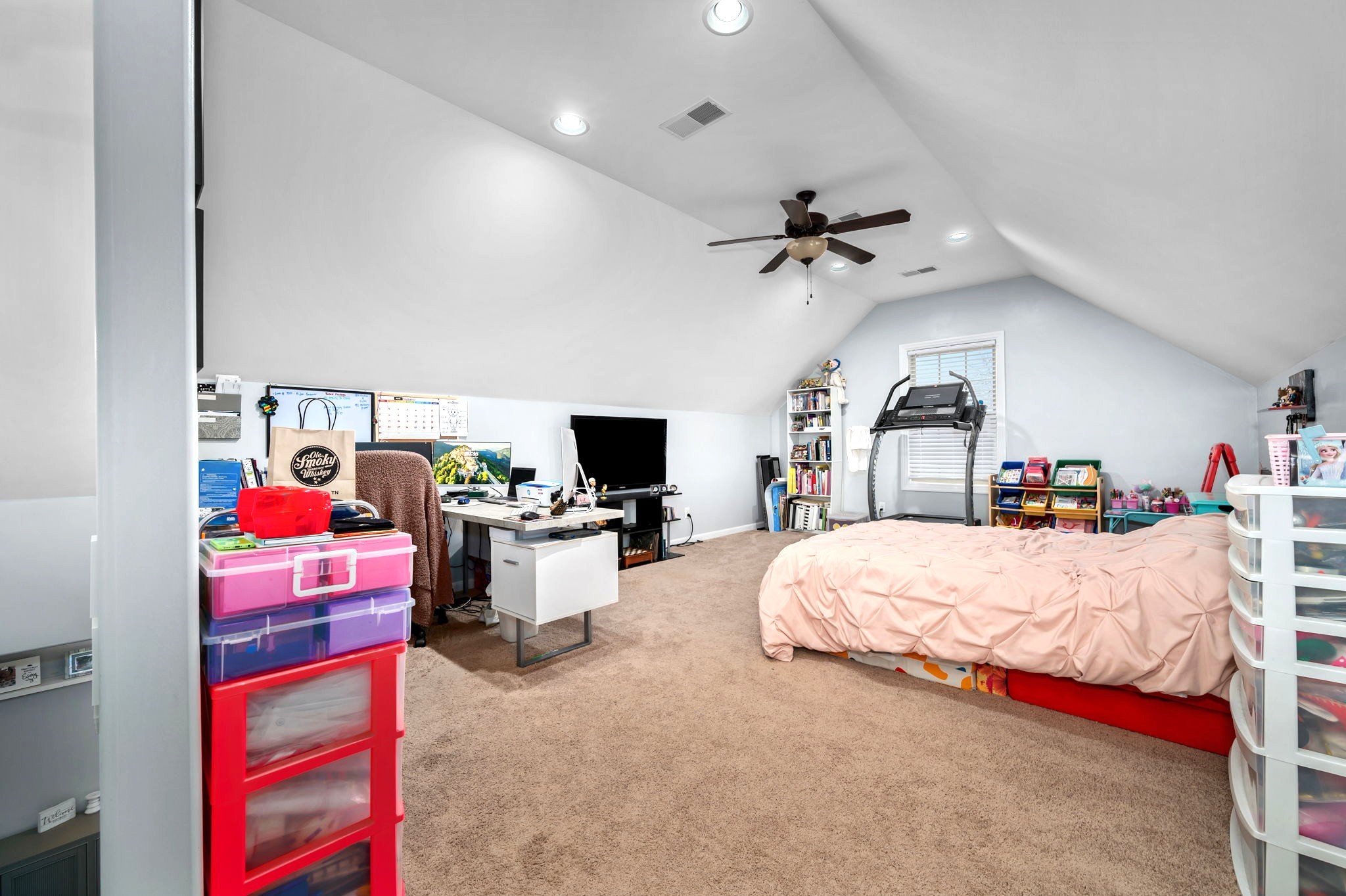 4232 Zephyr Court Murfreesboro, TN 37128 - Photo 18 of 26 a bedroom with a bed and a flat screen tv