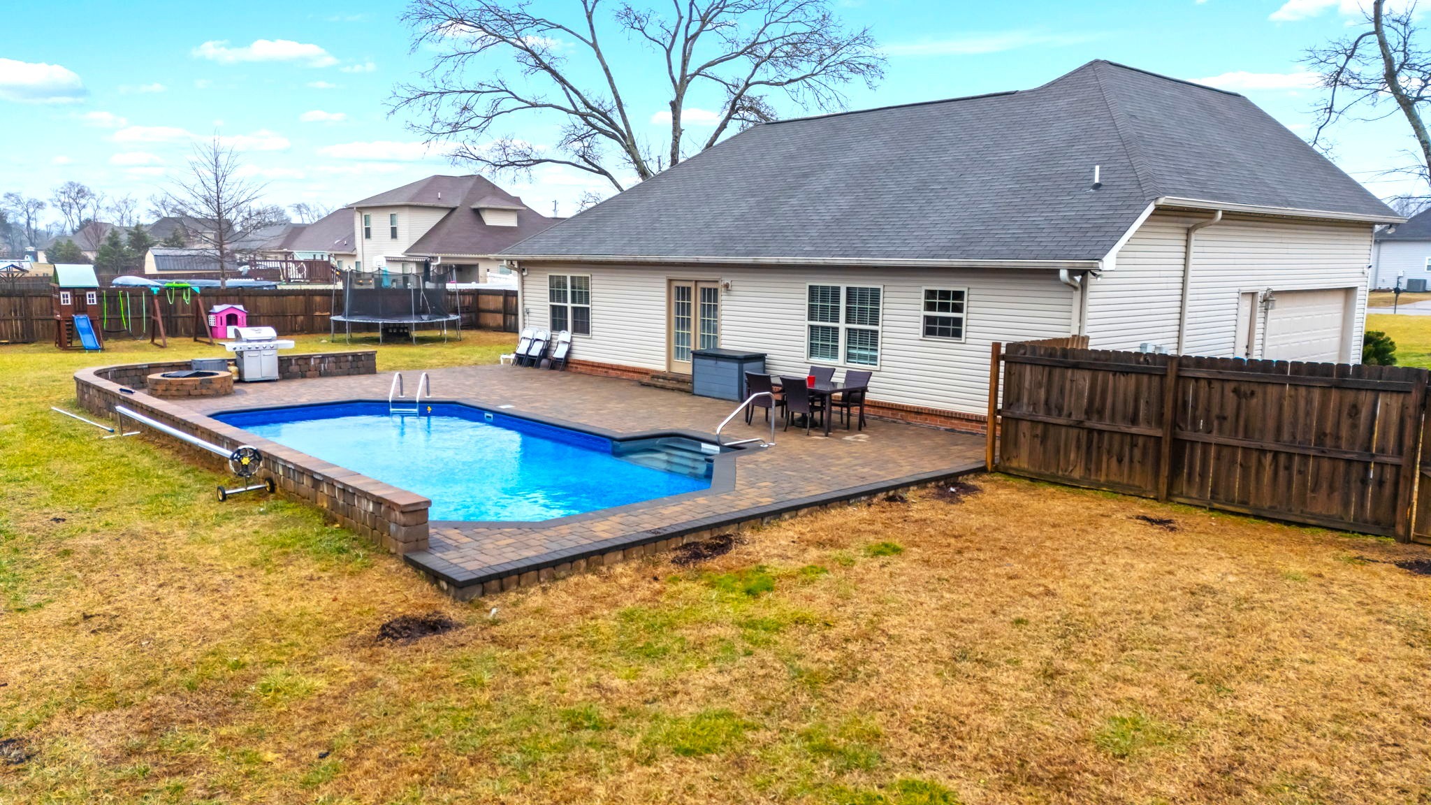 4232 Zephyr Court Murfreesboro, TN 37128 - Photo 21 of 26 a view of a house with swimming pool and sitting area