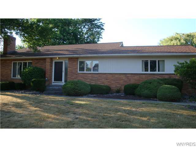 1625 Bronson Road Grand Island, NY 14072 - Photo 1 of 1 Exterior Front Contemporary home with wonderful wa