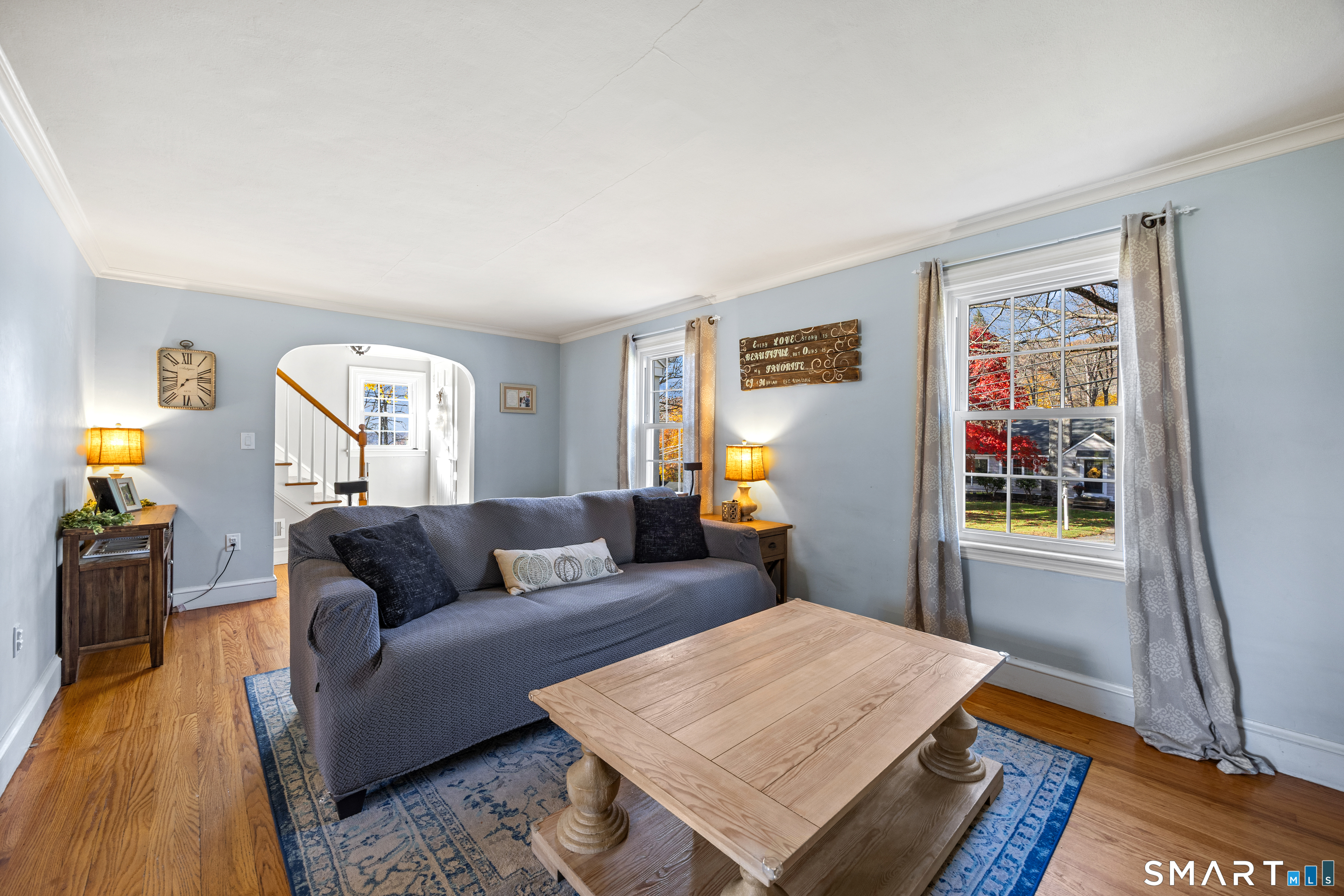 232 High Street Thomaston, CT 06787 - Photo 4 of 31 a living room with furniture and a rug