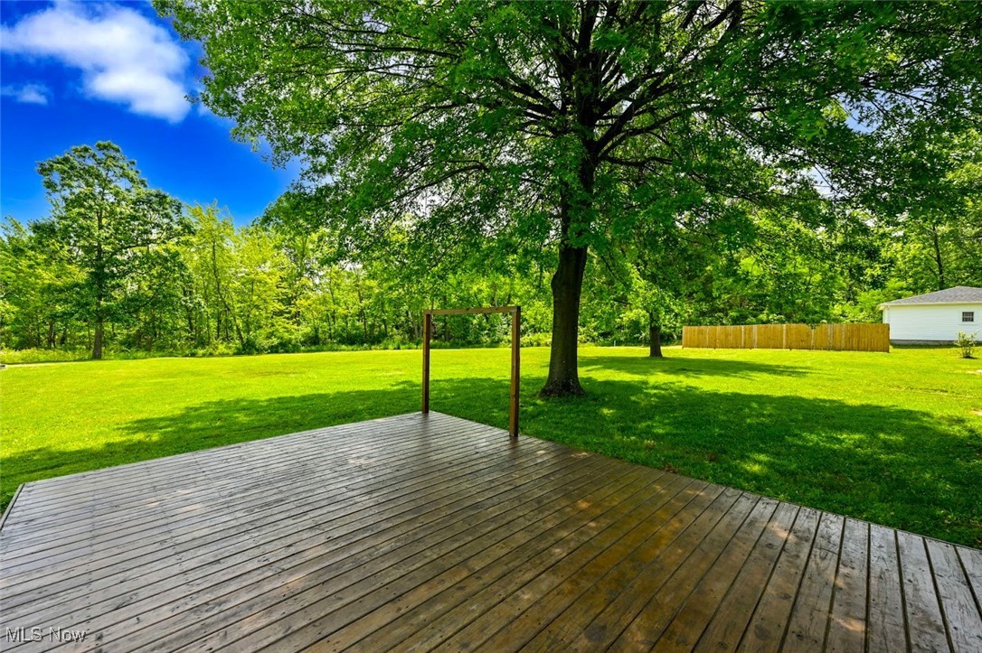 4597 Rock Cut Road Barberton, OH 44203 - Photo 35 of 44 *TO THE EAST IS A SMALL PRIVACY FENCE NEAR THE ONLY NEIGHBOR! ~