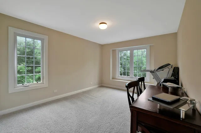 a view of a workspace with a window