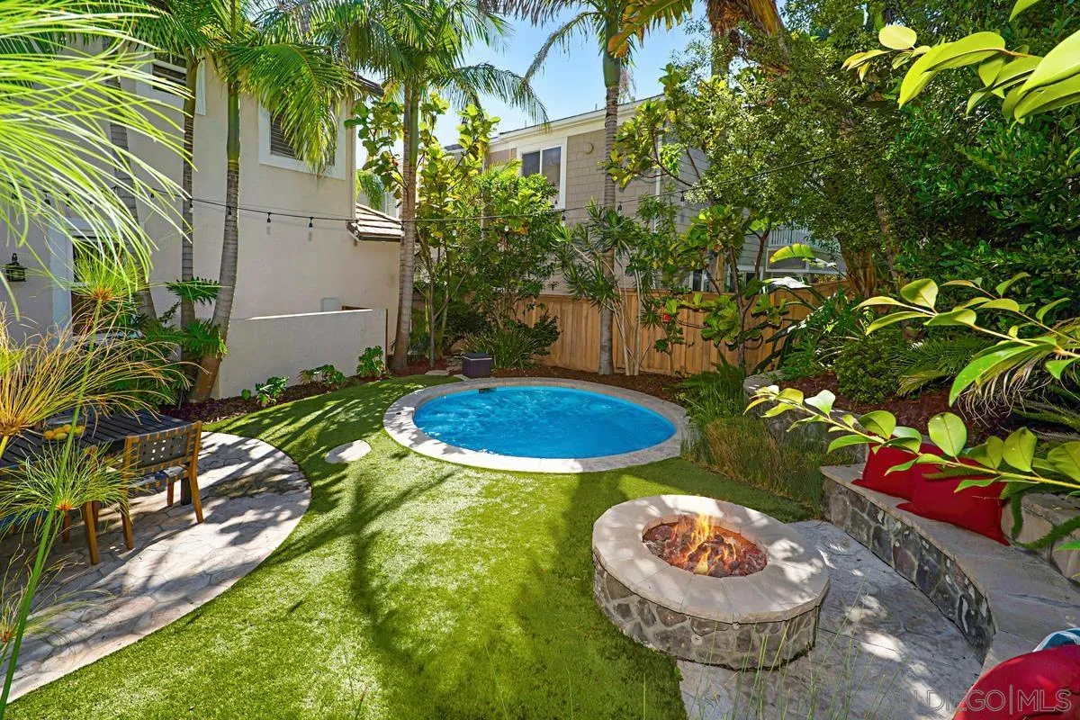 660 Cypress Hills Drive Encinitas, CA 92024 - Photo 36 of 38 a backyard of a house with lots of green space