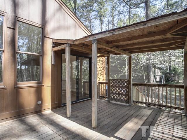 3487 Hope Valley Road Durham, NC 27707 - Photo 20 of 25 Wonderful deck overlooking private back yard.