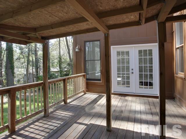 3487 Hope Valley Road Durham, NC 27707 - Photo 21 of 25 Covered porch. Relax and enjoy the peaceful yard. So private!