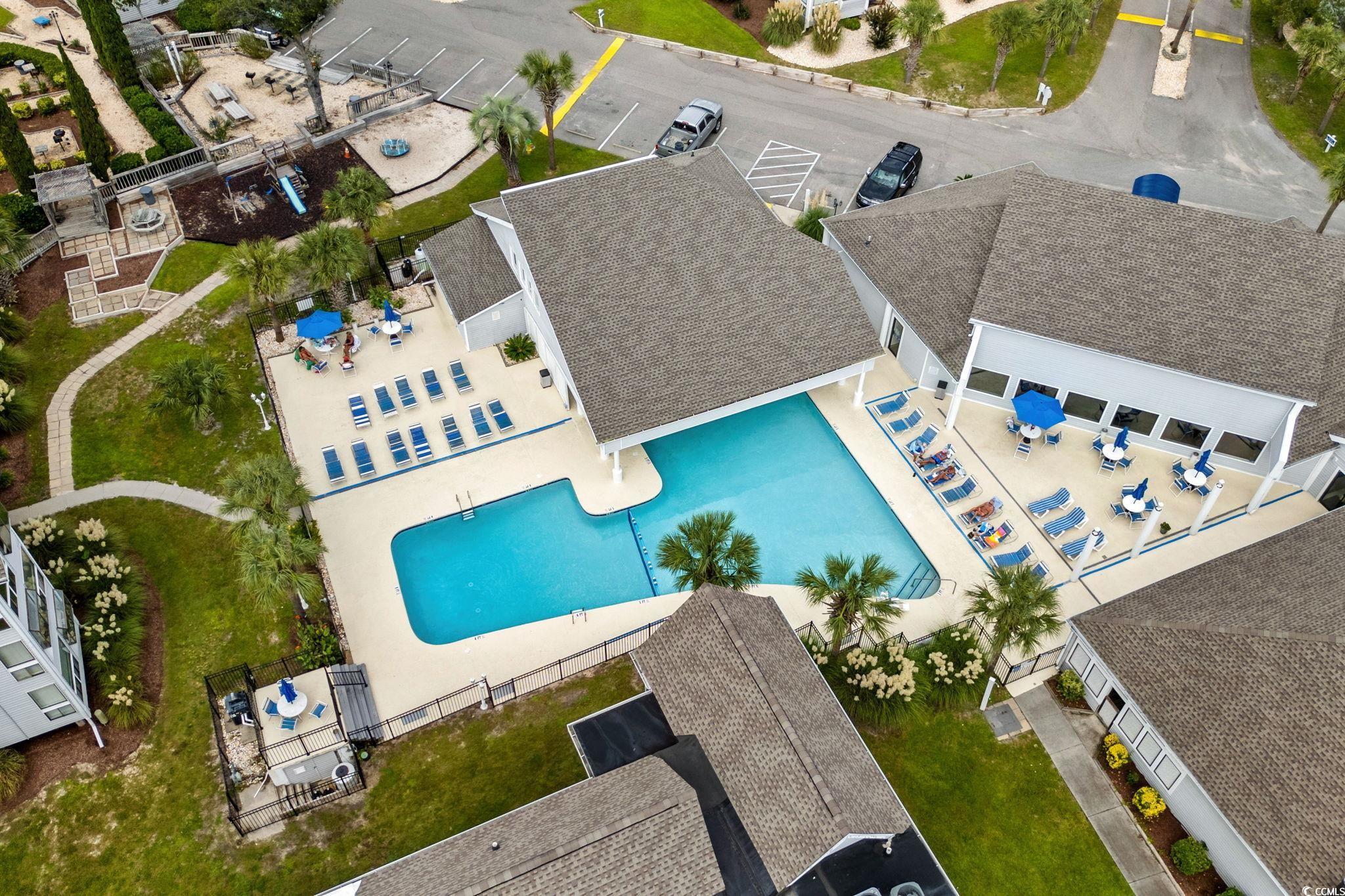 351 Lake Arrowhead Road, Unit 275 Myrtle Beach, SC 29572 - Photo 34 of 37 Bird's eye view of a pool area