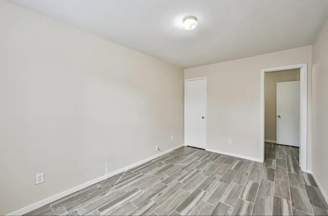 wooden floor in a room